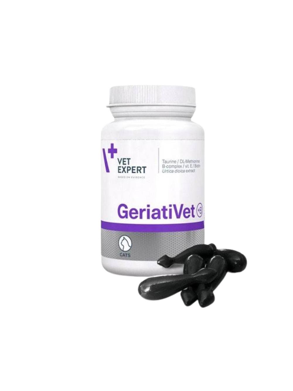 VET EXPERT GERIATIVET CAT - preparat wspomagający dla starszych kotów 60 kapsułek