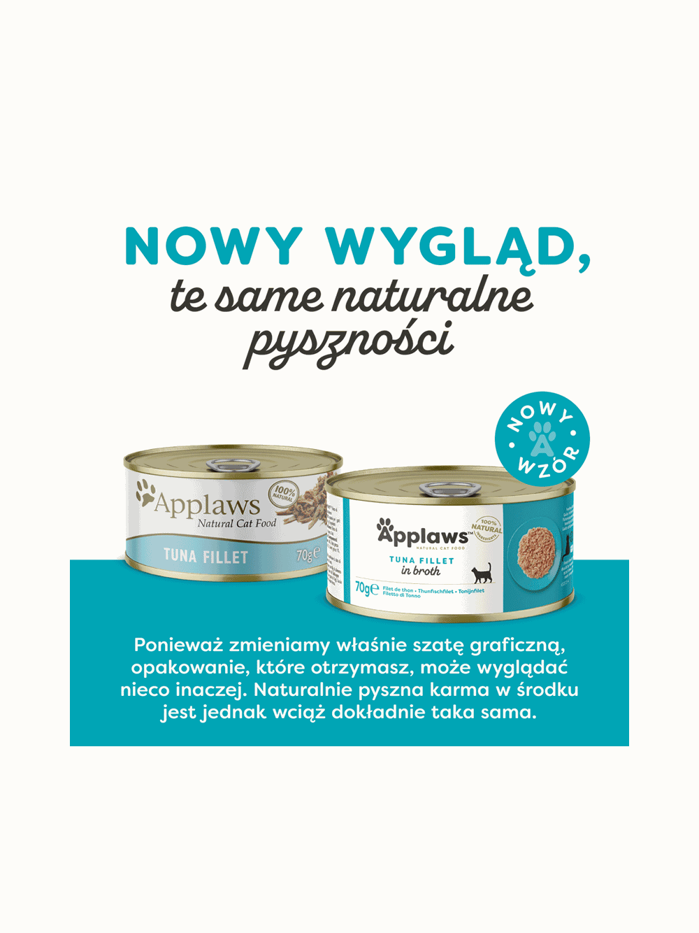 Applaws Cat Mix Tuńczyka 12x70g