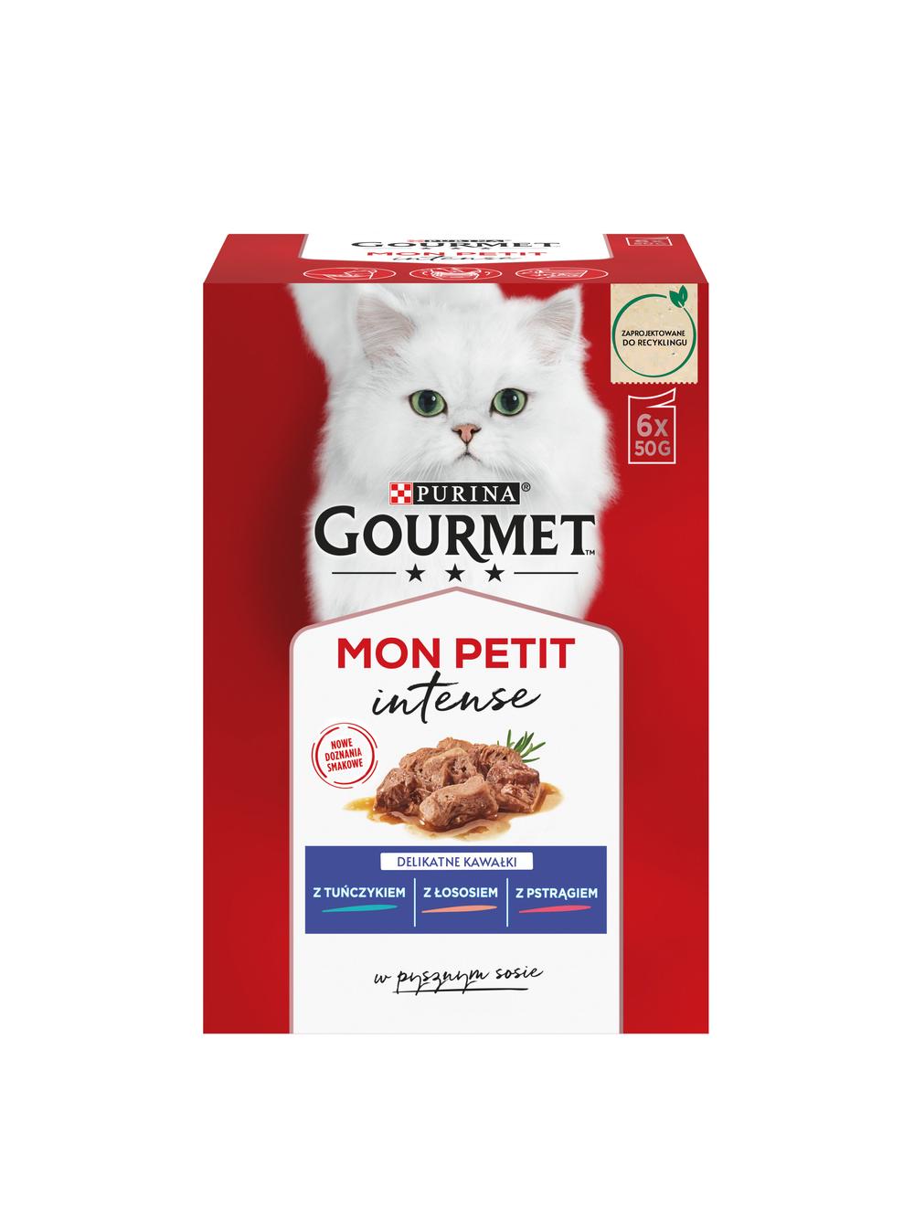 GOURMET mon Petit Pokarm dla kotów - MIX Rybny 48x50g