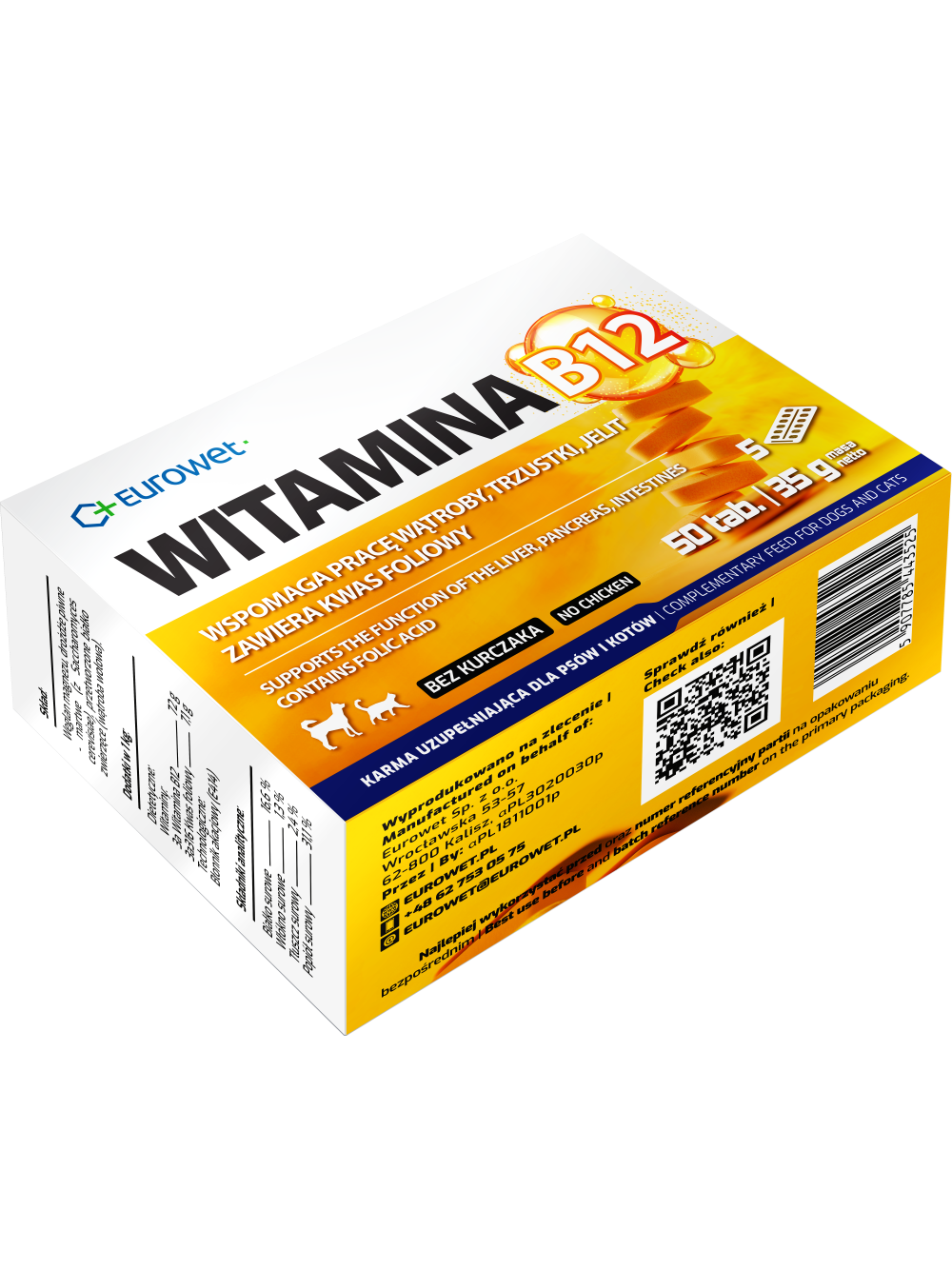 EUROWET Witamina B12 50tab