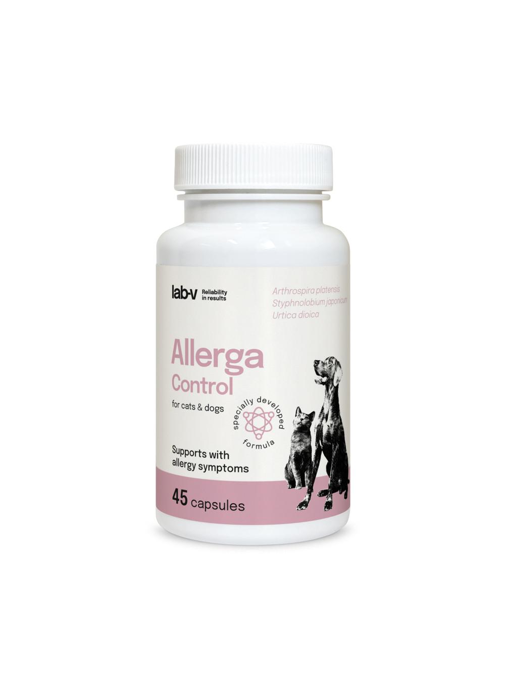 Lab-v Allerga Control – Wsparcie przy objawach alergii 45 kapsułek
