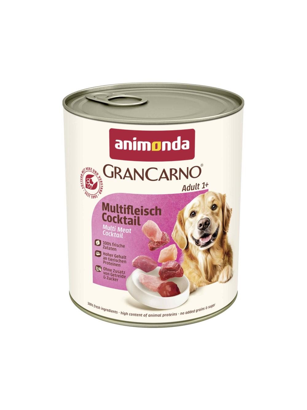 ANIMONDA GranCarno Adult Dog smak: Koktajl mięsny 800g