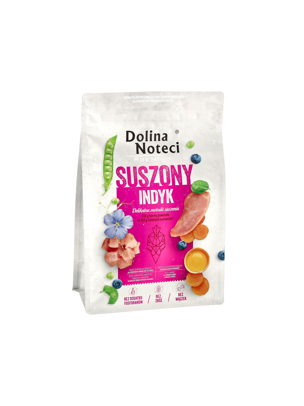 DOLINA NOTECI Premium Indyk- karma suszona dla psa 3kg