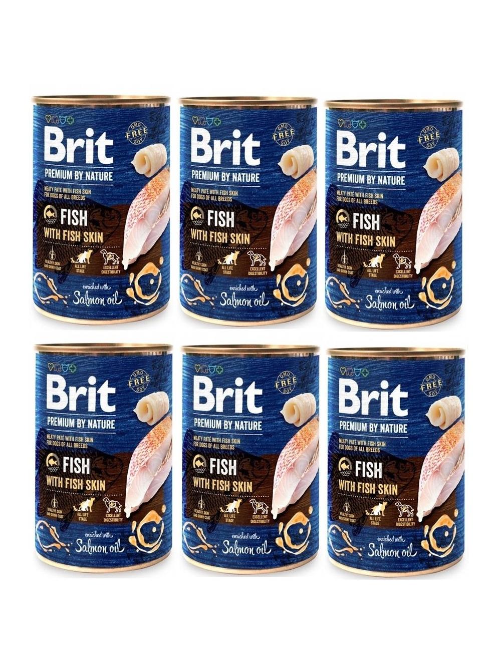Brit Premium by Nature Fish with Fish Skin 6x400g