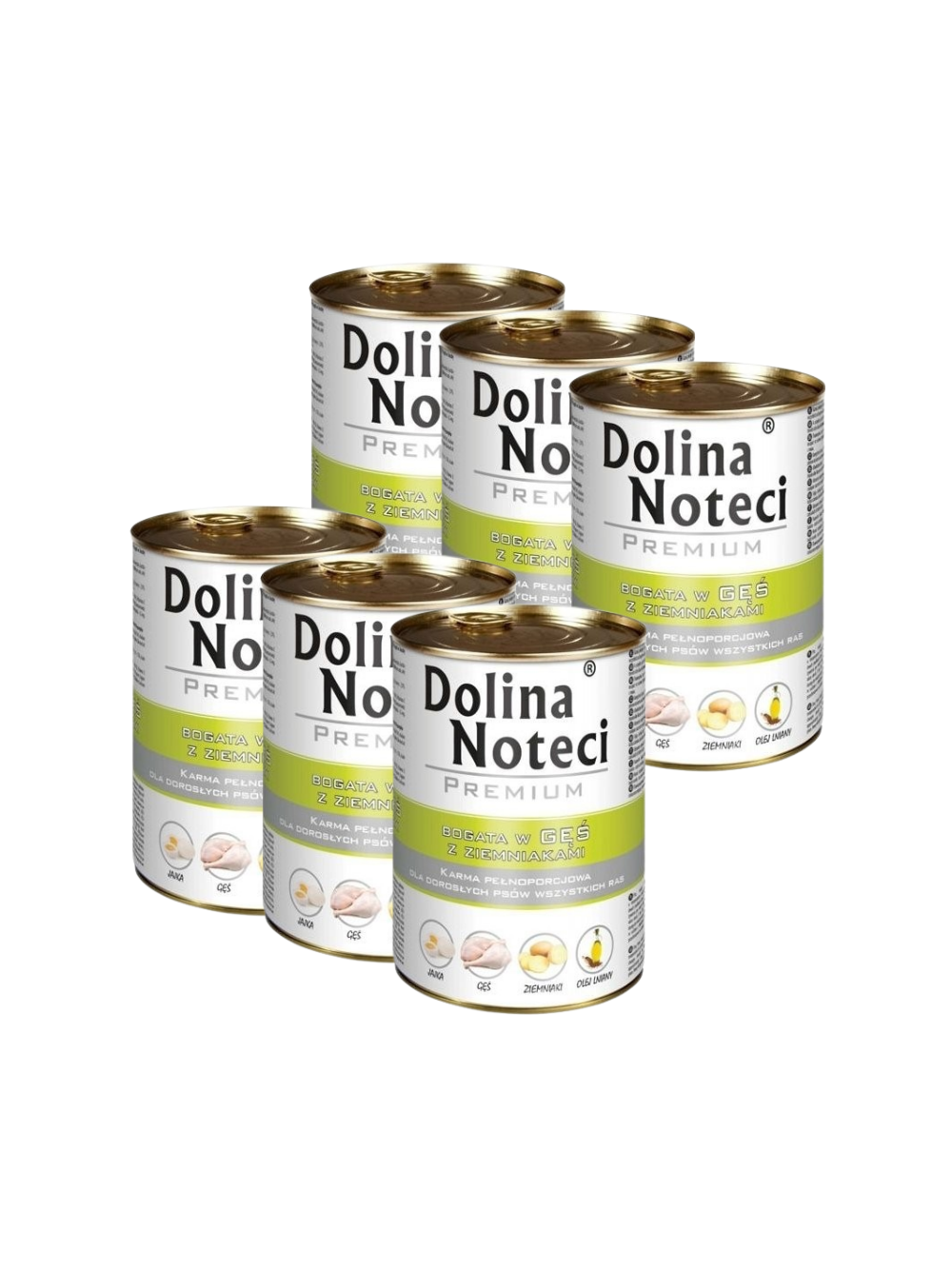 Dolina Noteci Premium Gęś z ziemniakami 6x400g