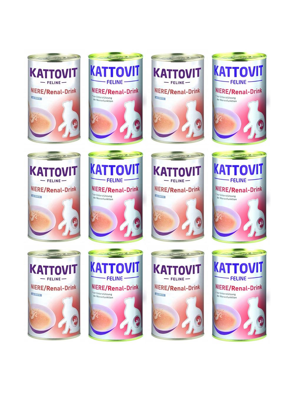 Kattovit Drink Niere/Renal kurczak/kaczka 12x135ml puszka