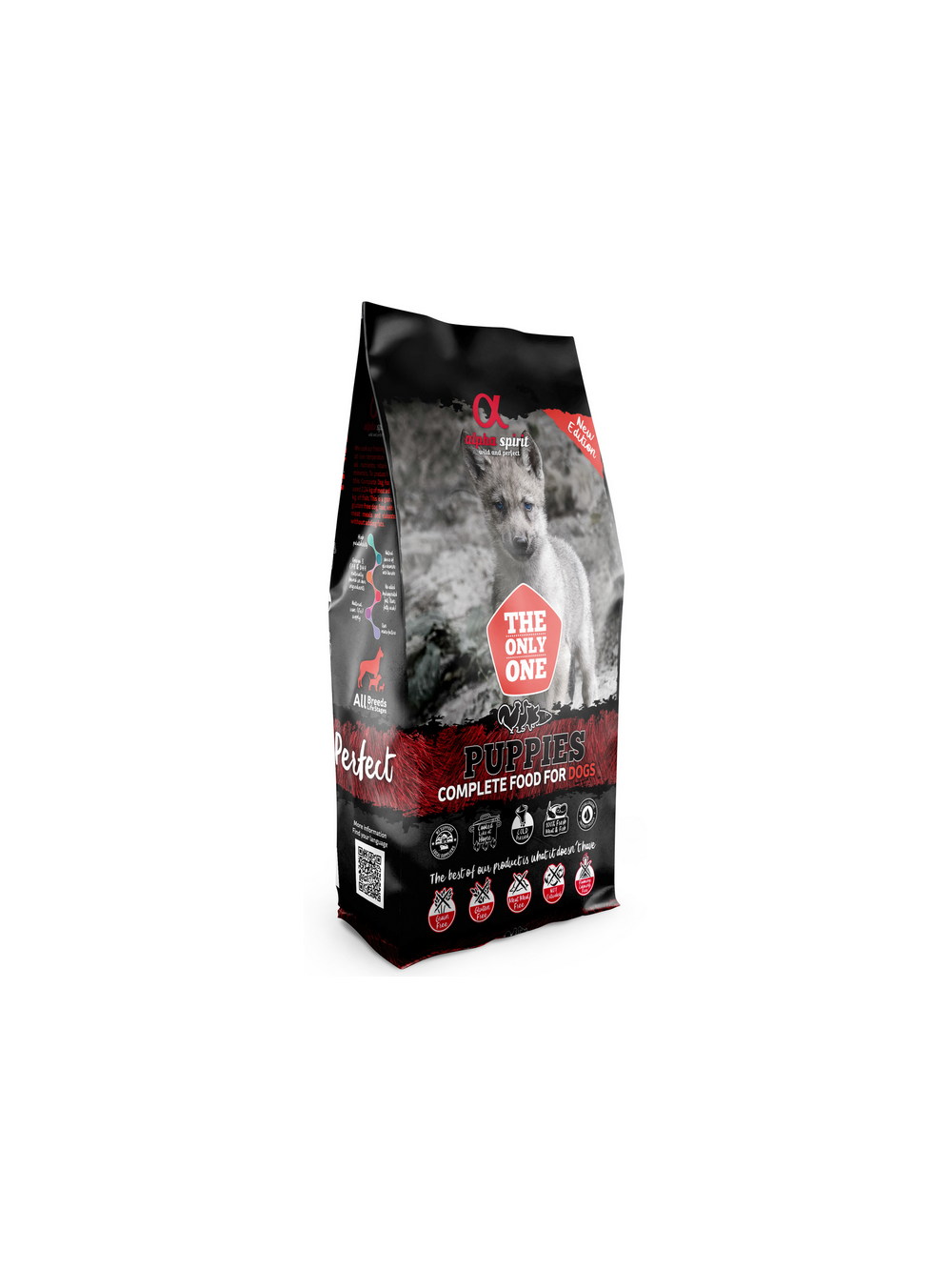 ALPHA SPIRIT Pełnoporcjowa sucha karma Puppies 12kg
