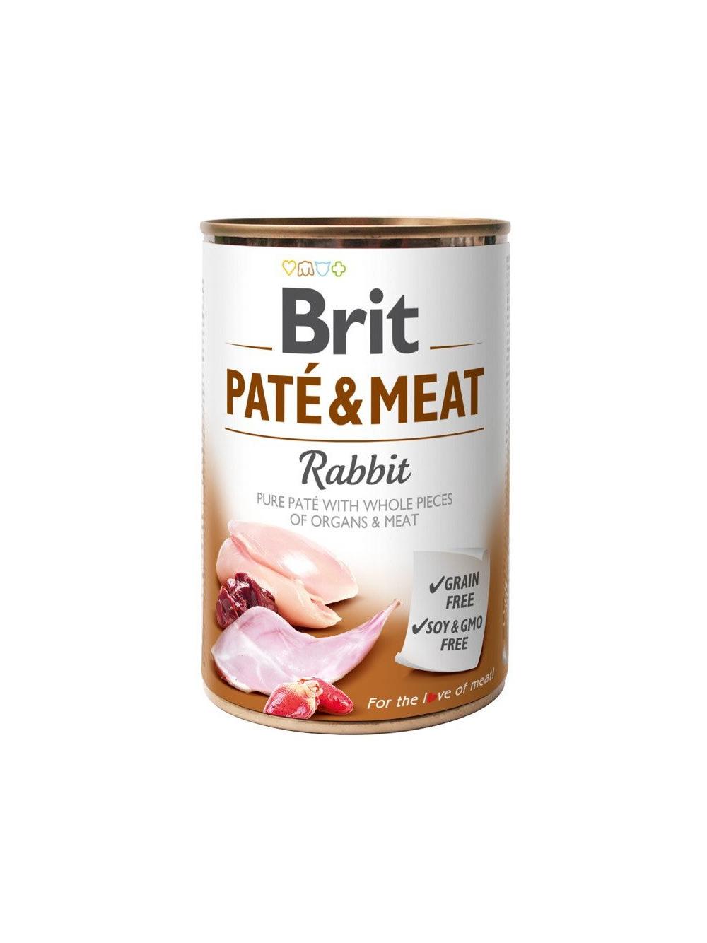 BRIT PATE & MEAT RABBIT 6x400g