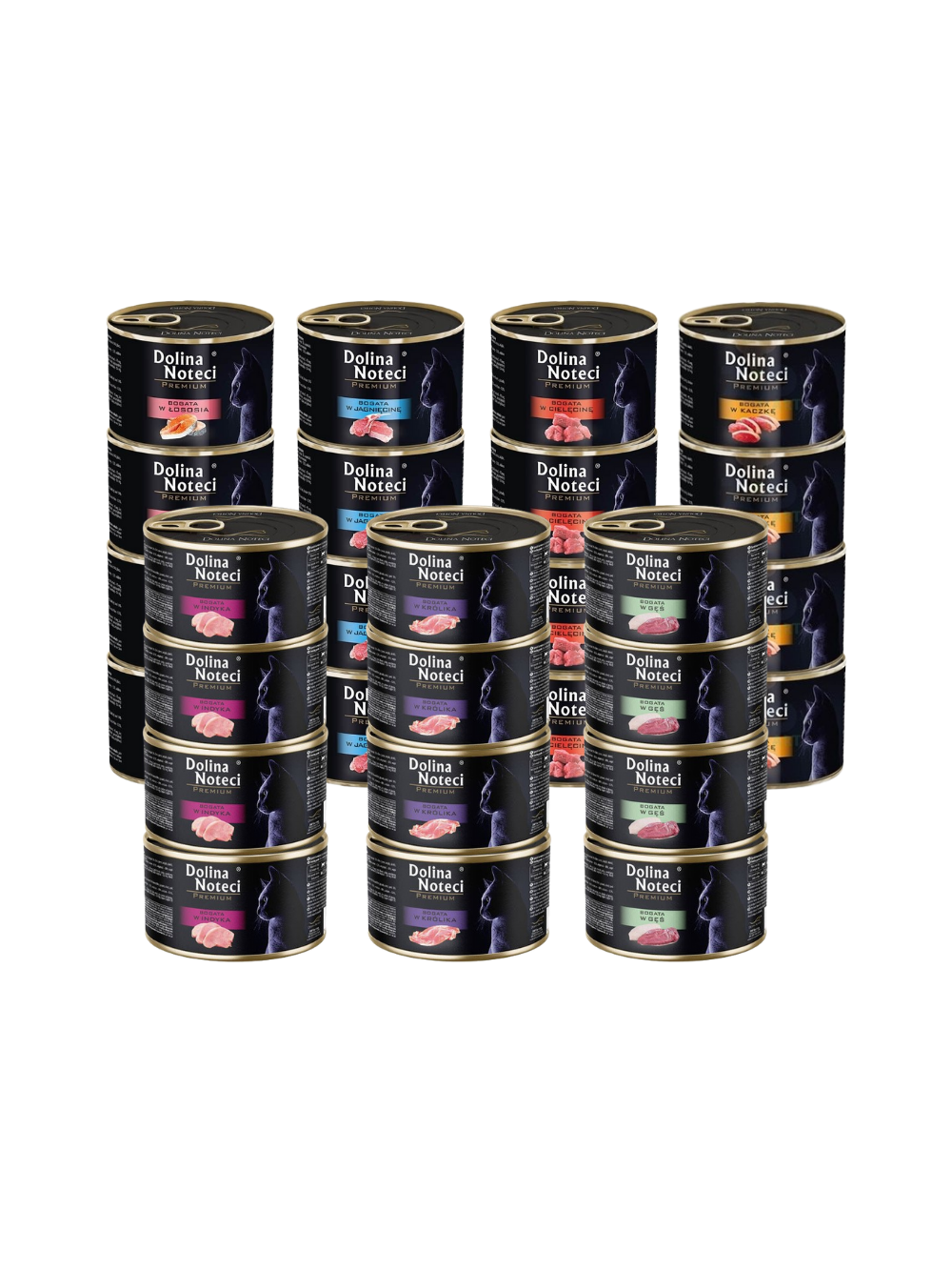 Dolina Noteci Premium  dla kota MIX SMAKÓW 28x185g