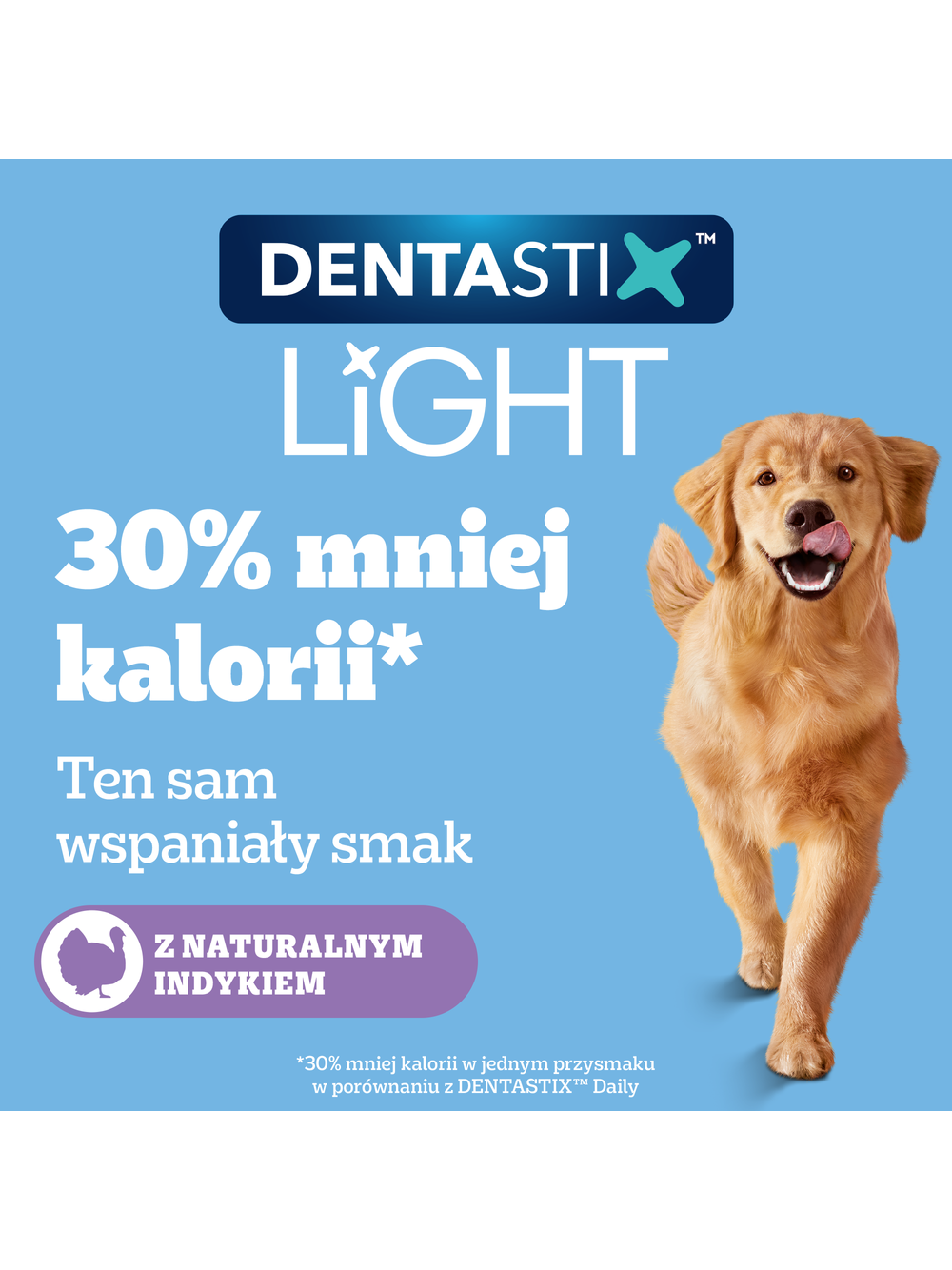 Pedigree Dentastix Light Dental Chews Duże rasy Przysmaki dla psów  7 szt. - 152g