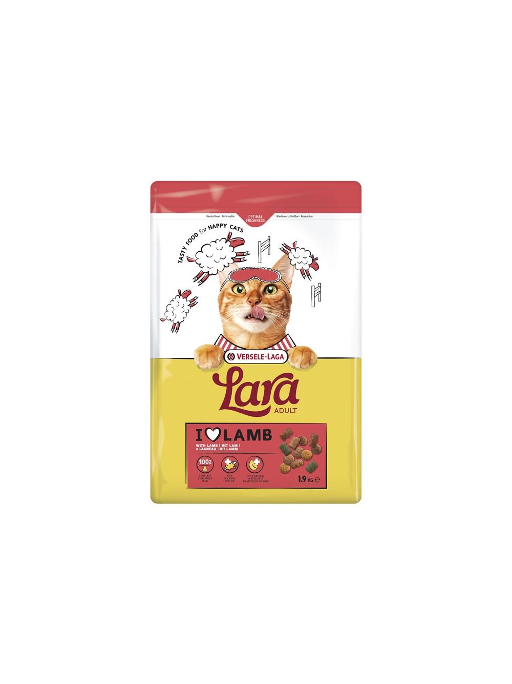 VERSELE-LAGA Lara Adult Lamb 1,9 kg - karma dla kotów dorosłych z jagnięciną