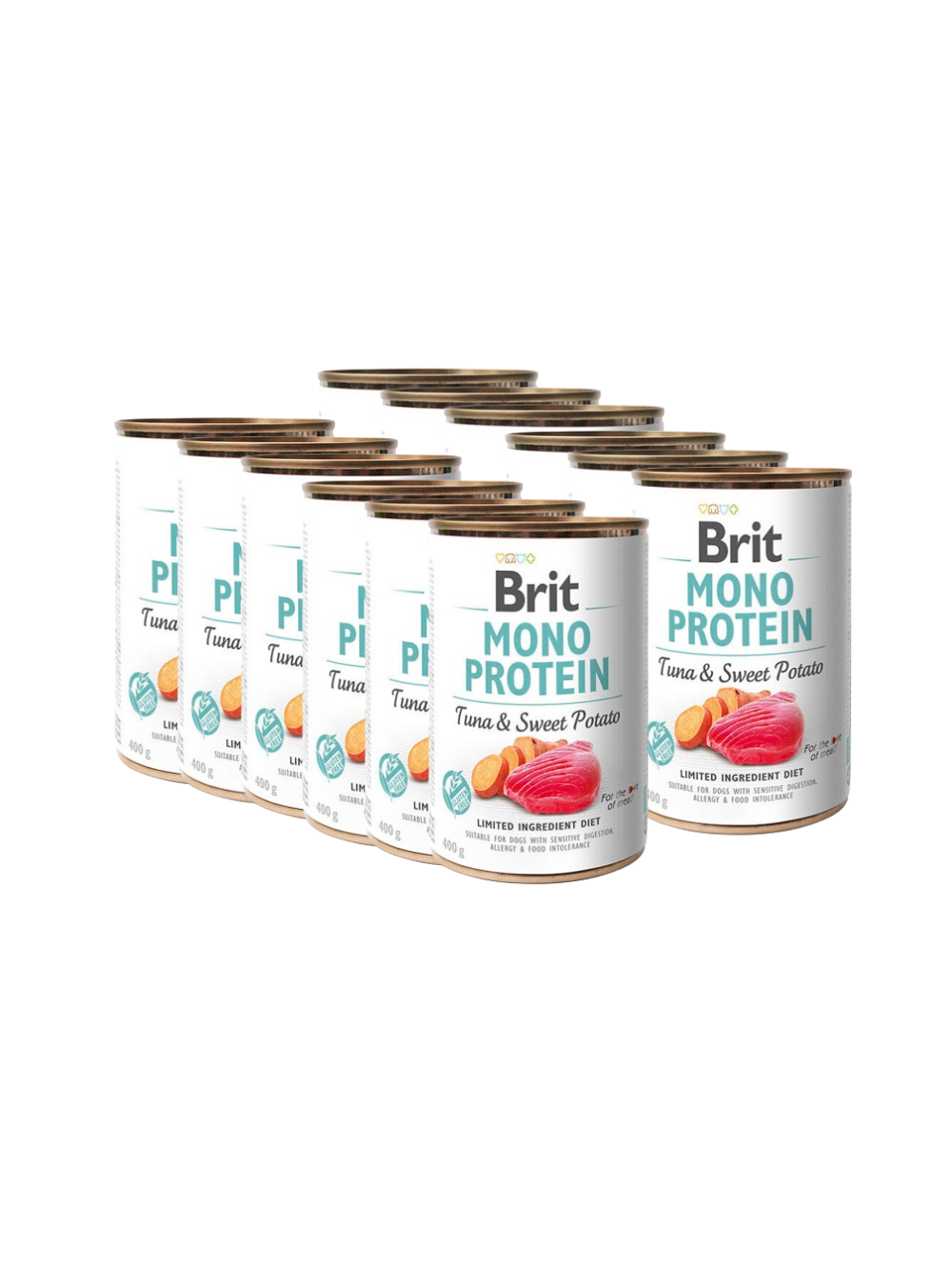 BRIT MONO PROTEIN TUNA & SWEET POTATO 12x400g