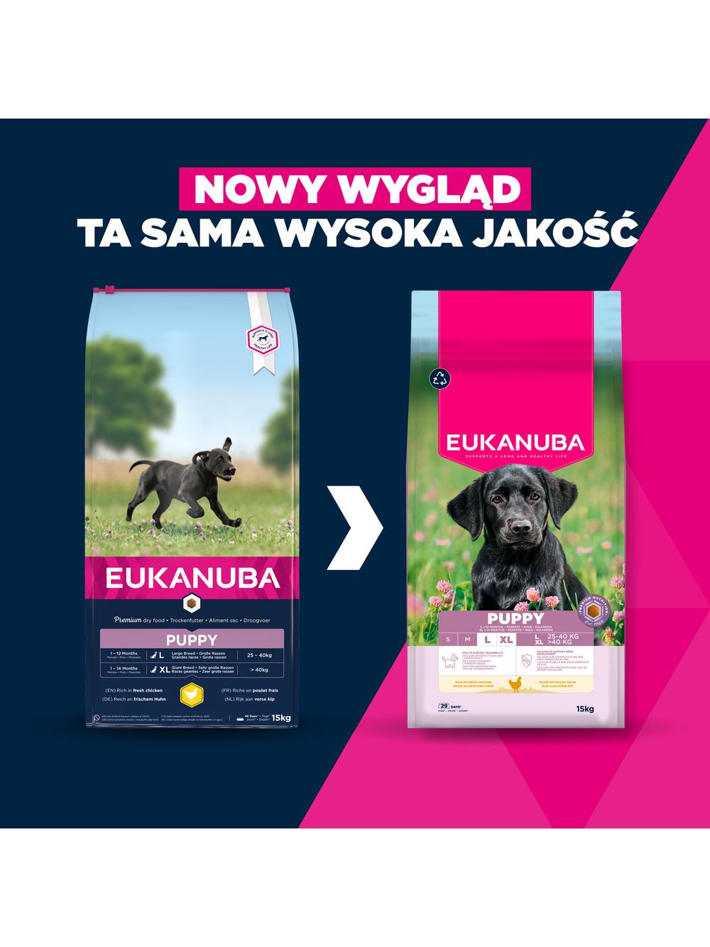 EUKANUBA Puppy&Junior Large Breed 15kg
