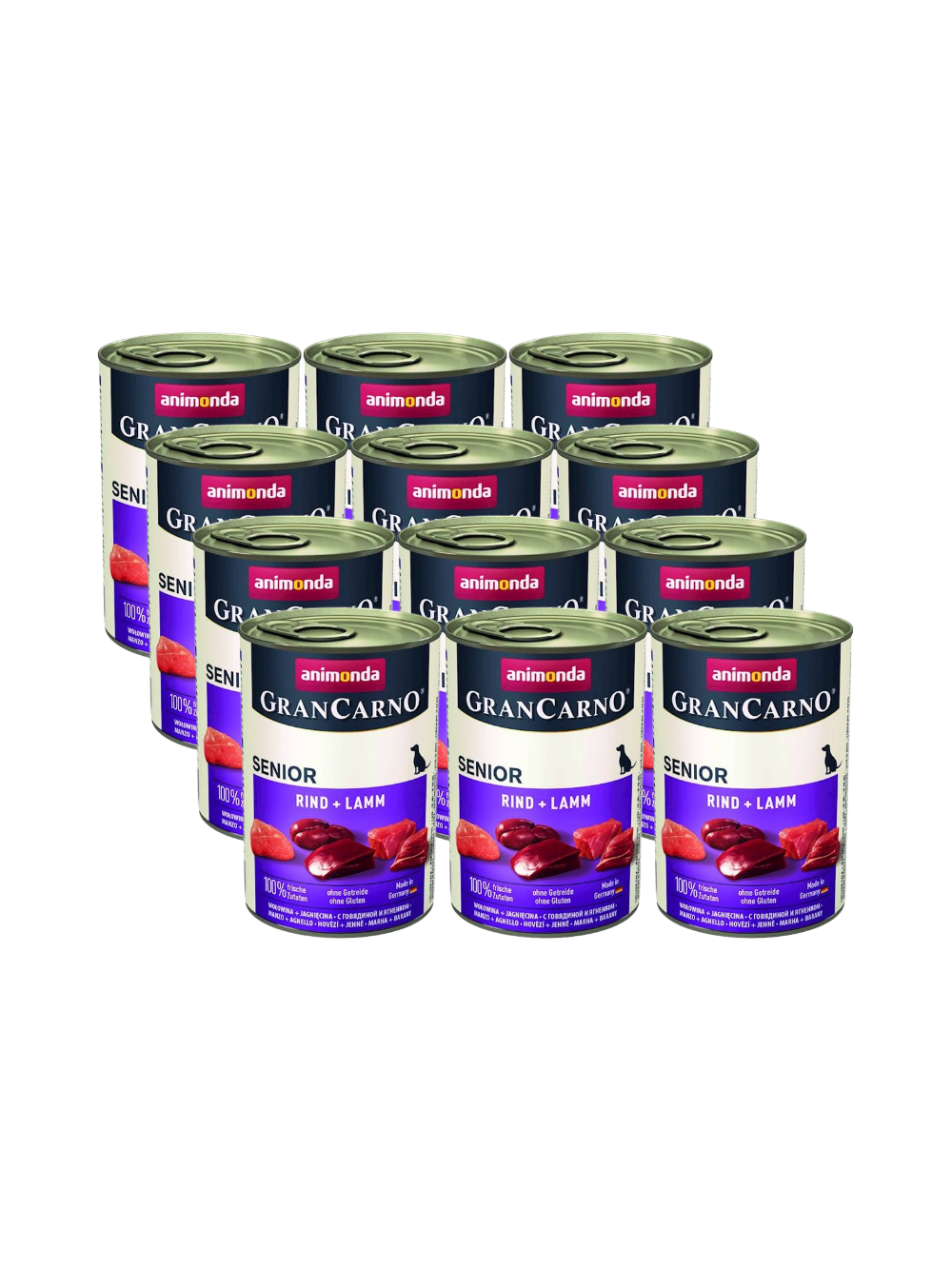 ANIMONDA GranCarno Senior smak:  Wołowina i jagnięcina  12 x 400g