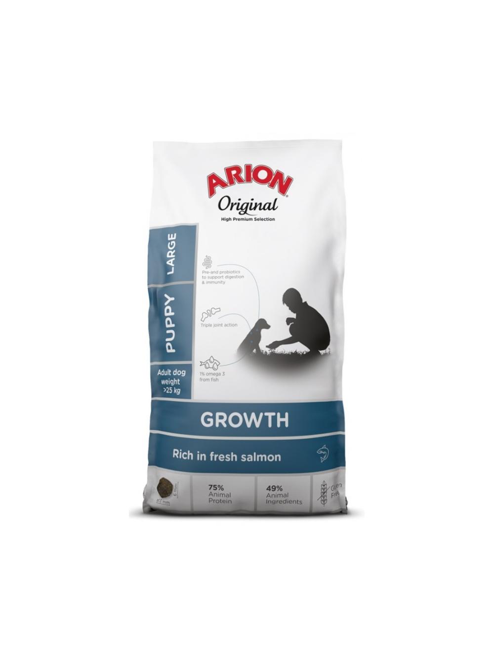 ARION Original Growth Salmon Puppy Large Breeds 12kg
