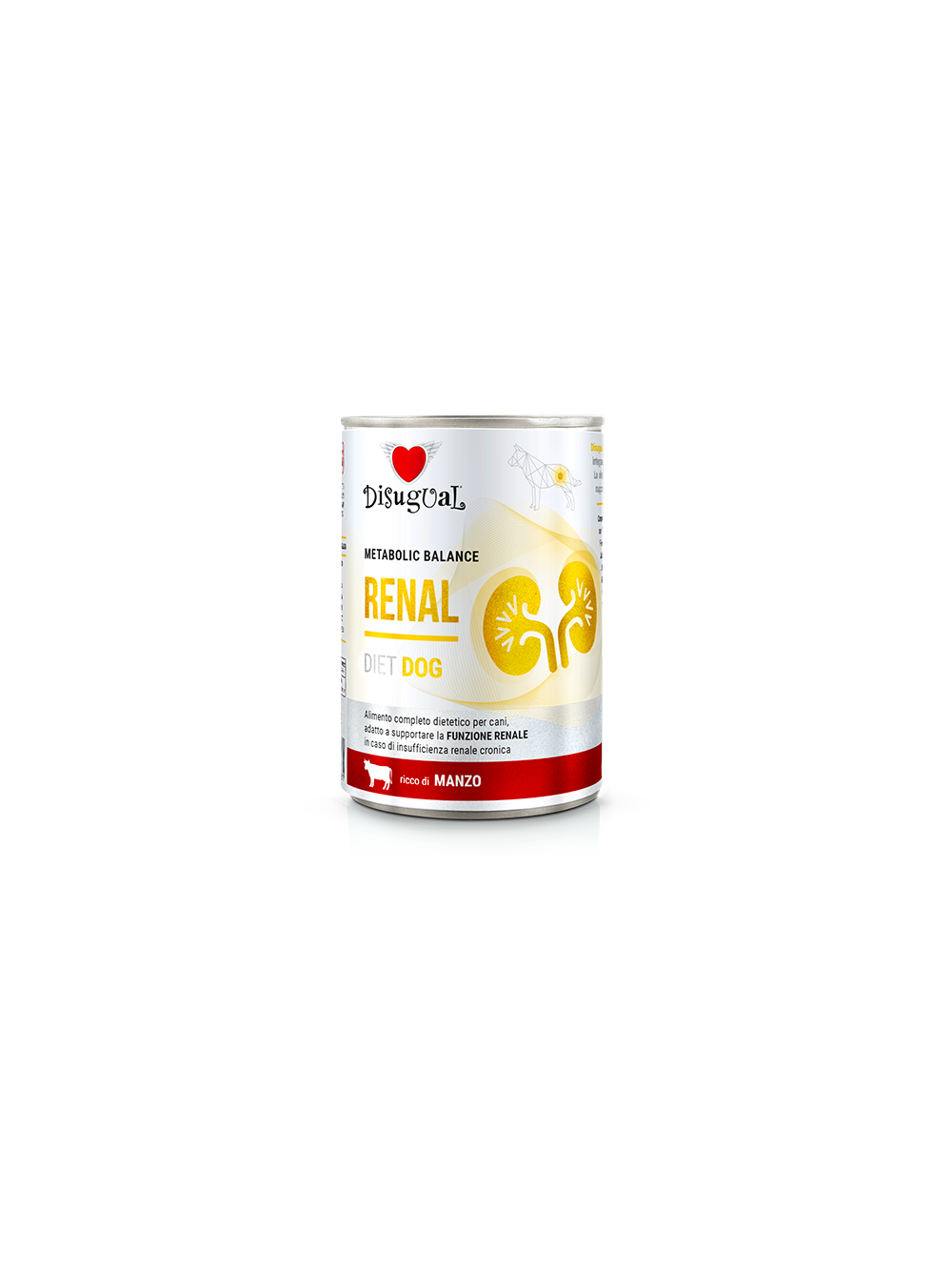 Disugual Karma mokra dla psa Weterynaryjna RENAL Wołowina/Wieprzowina (dorosły) 6x400g