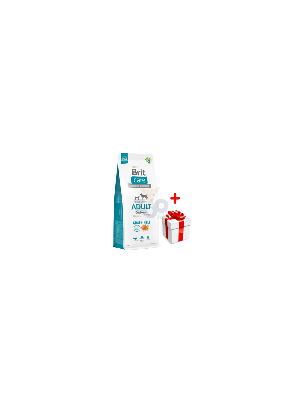 BRIT CARE Grain-free Adult Salmon 12kg  + niespodzianka dla psa GRATIS!