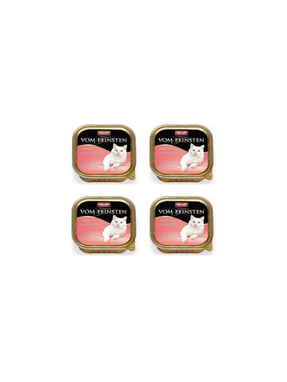 ANIMONDA Vom Feinsten Adult Cat smak: z sercami indyka 6 x 100g