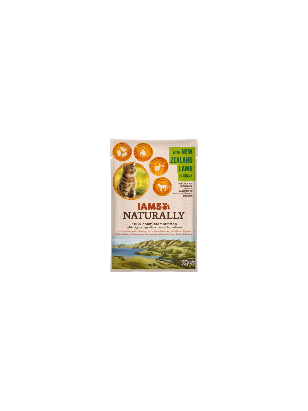 IAMS - Naturally Z Jagnięciną nowozelandzką w sosie 24x85g