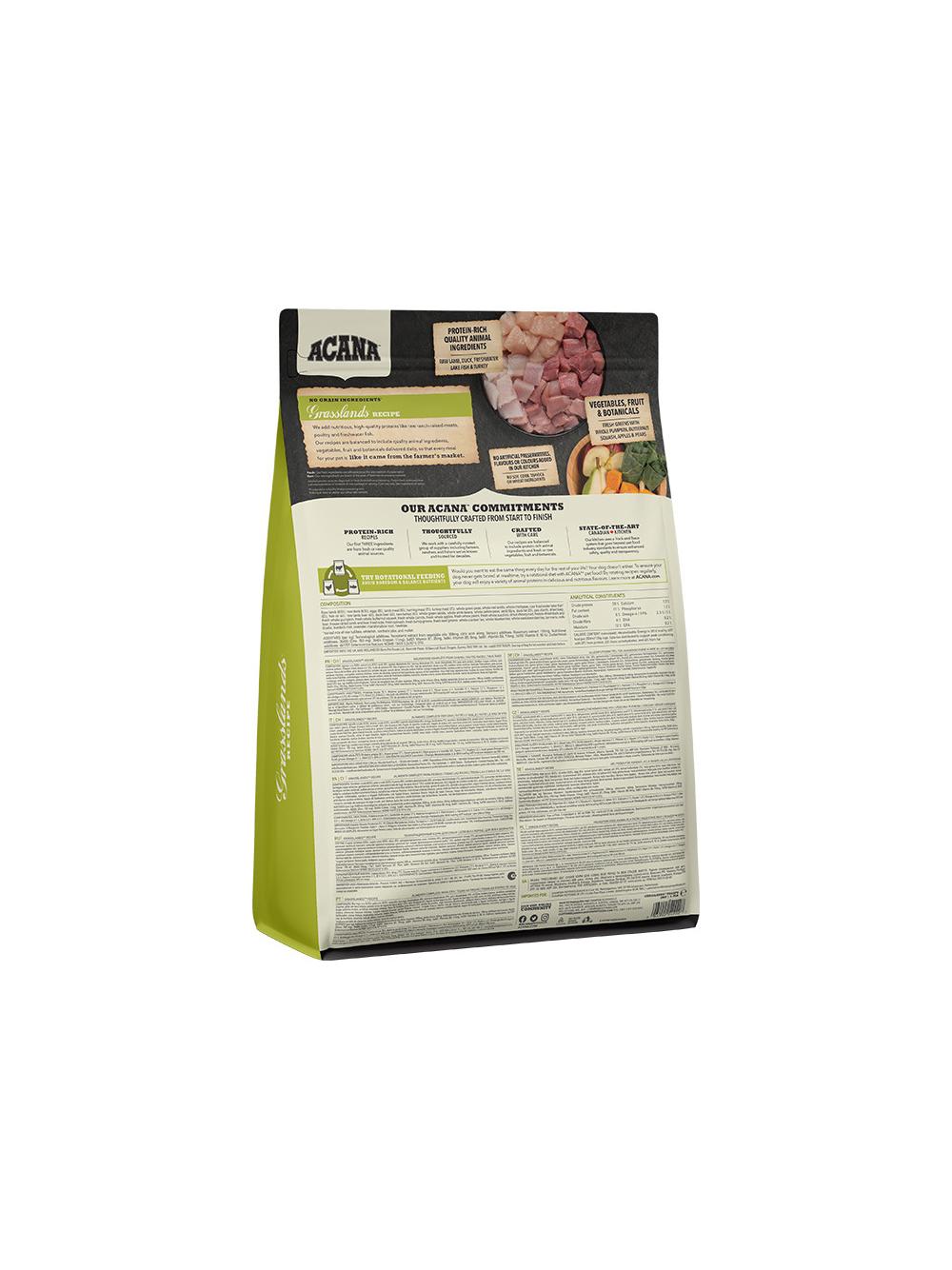 ACANA Grasslands Dog 2kg + niespodzianka dla psa GRATIS!