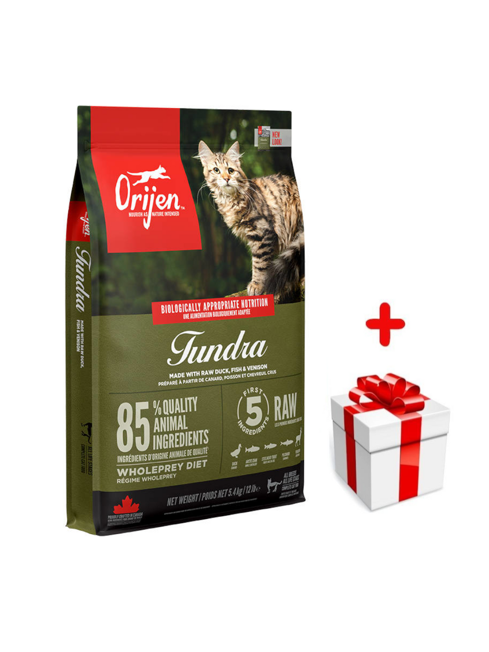 ORIJEN Tundra Cat 5,4kg + niespodzianka dla kota