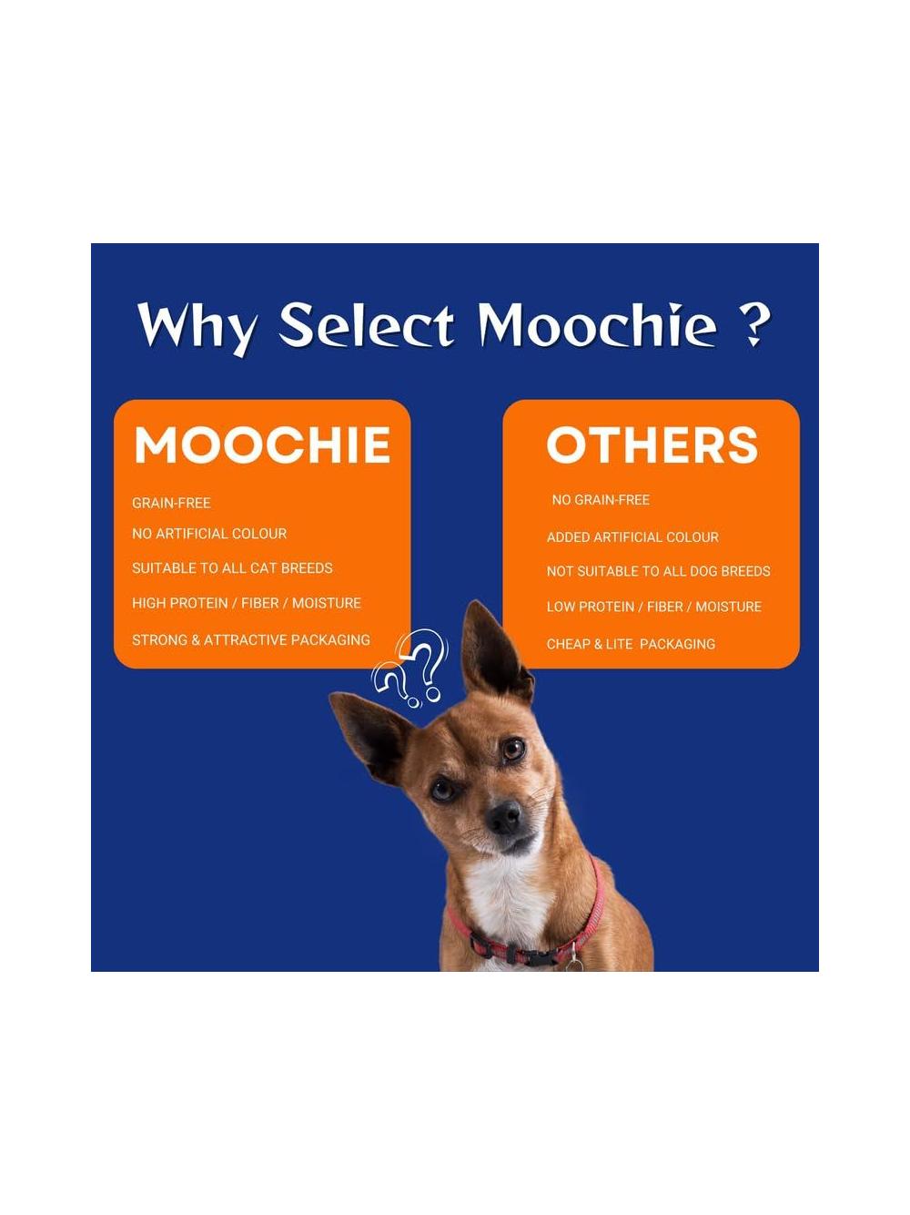 MOOCHIE Love Puree Chicken 4x15g przysmak dla psa o smaku pieczonego kurczaka