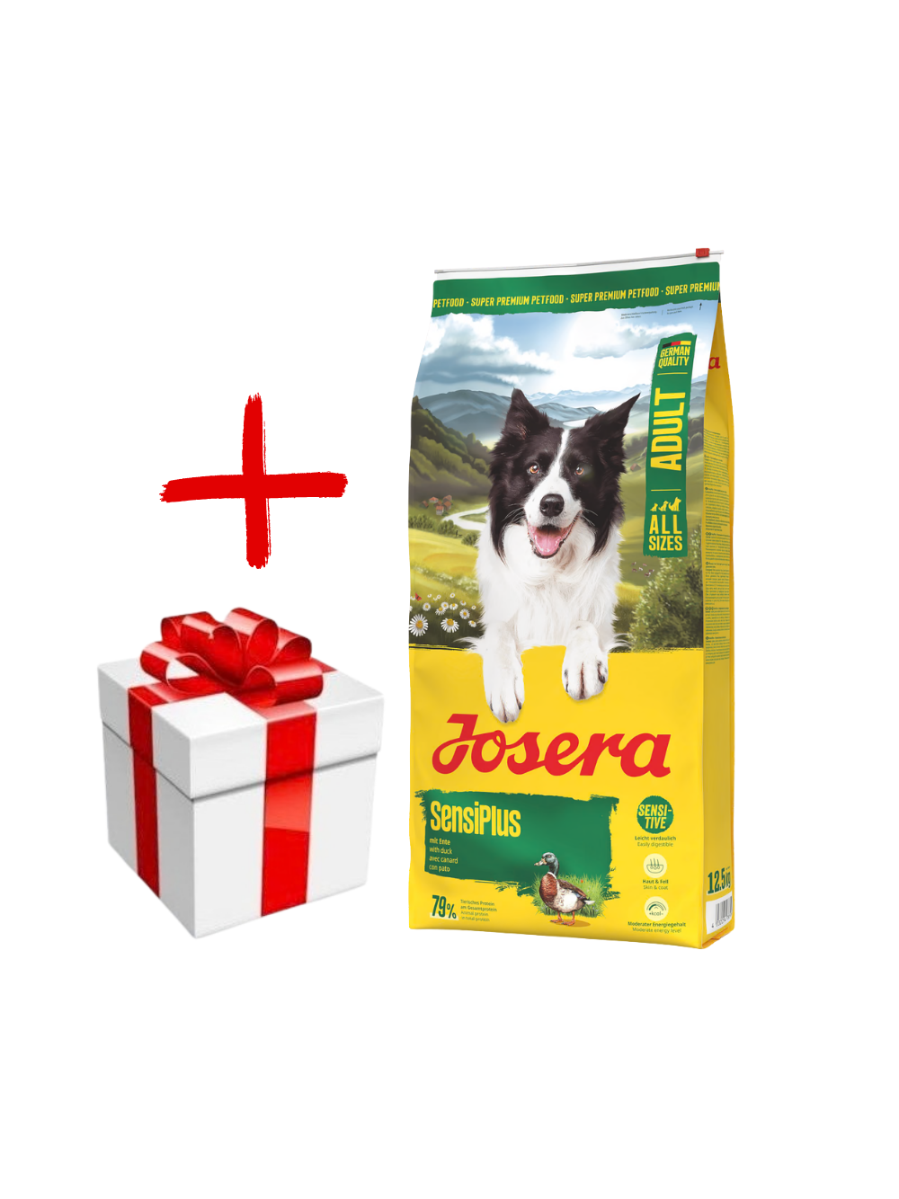 JOSERA SensiPlus 12,5kg + niespodzianka dla psa GRATIS!
