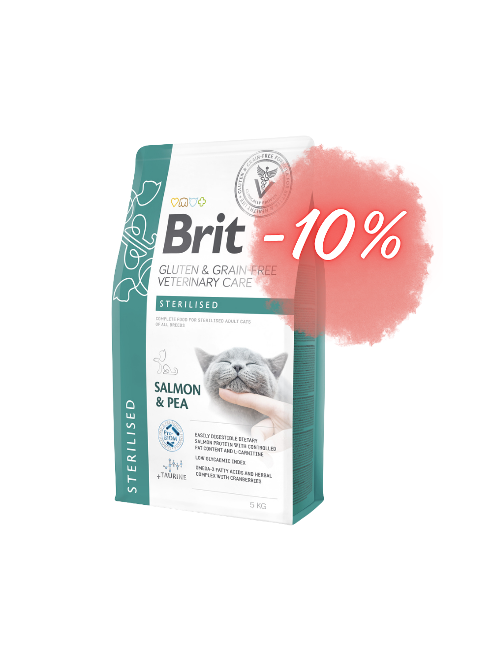 BRIT GF Veterinary Diets Cat Sterilised 5kg
