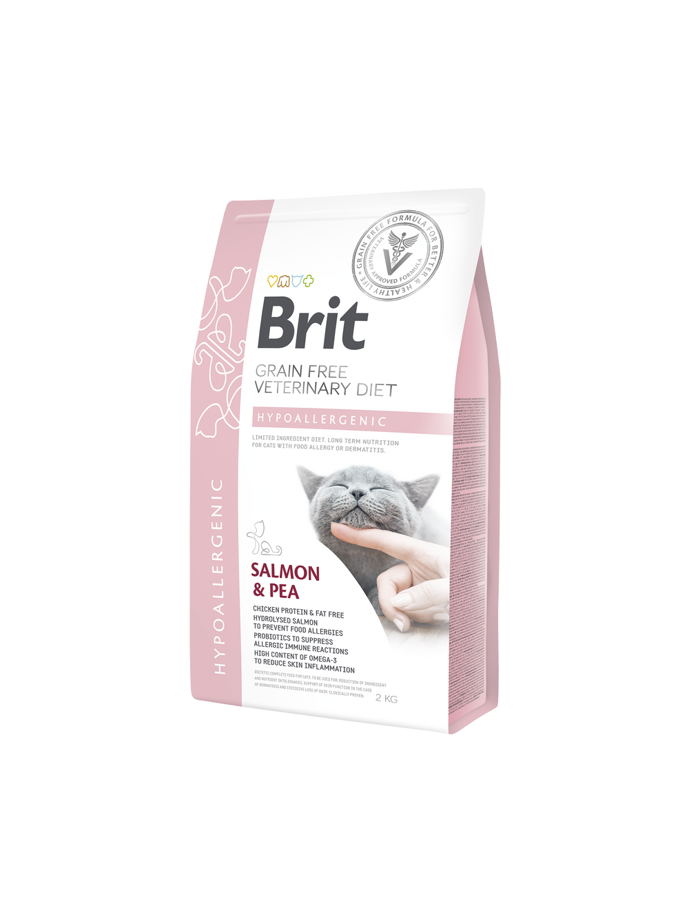 Brit gf veterinary diets cat Hypoallergenic 2kg