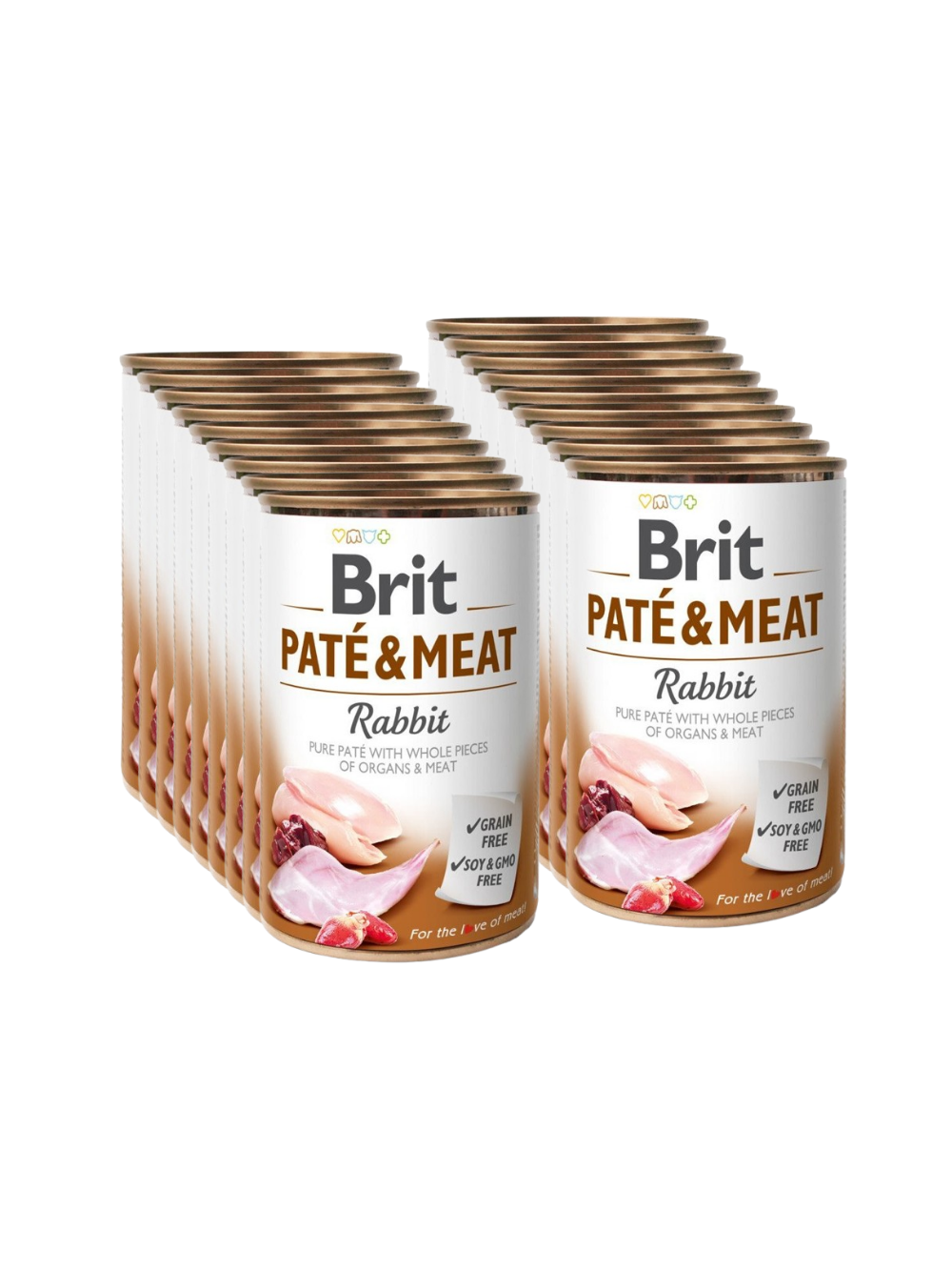 BRIT PATE & MEAT RABBIT 18x400g