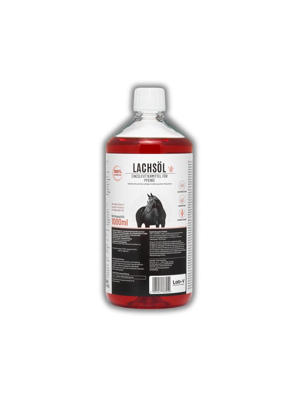 Lab-v Salmon Oil – 100% olej z łososia atlantyckiego dla koni 1000 ml