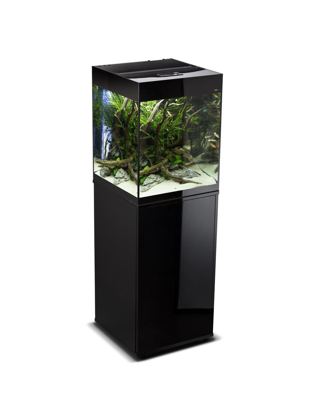 AQUAEL Szafka GLOSSY CUBE 50 czarna
