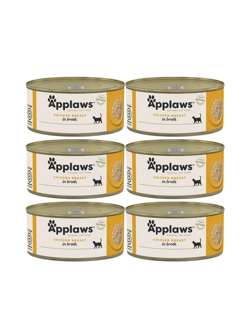 Applaws Cat Pierś z Kurczaka 6x70g PUSZKA