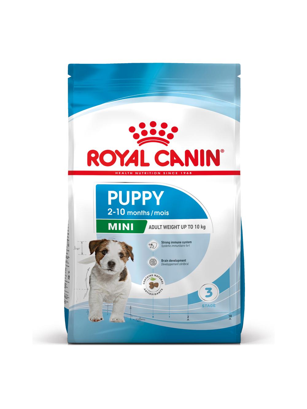 ROYAL CANIN Mini Puppy 2kg karma sucha dla szczeniąt, od 2 do 10 miesiąca życia, ras małych + niespodzianka dla psa GRATIS!