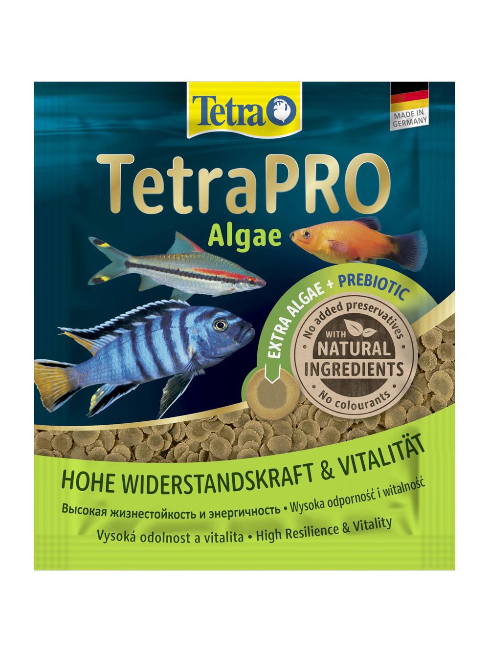 TETRA Pro Algae Mutli-Crisps 12g saszetka pokarm dla ryb wzmacnia odporność