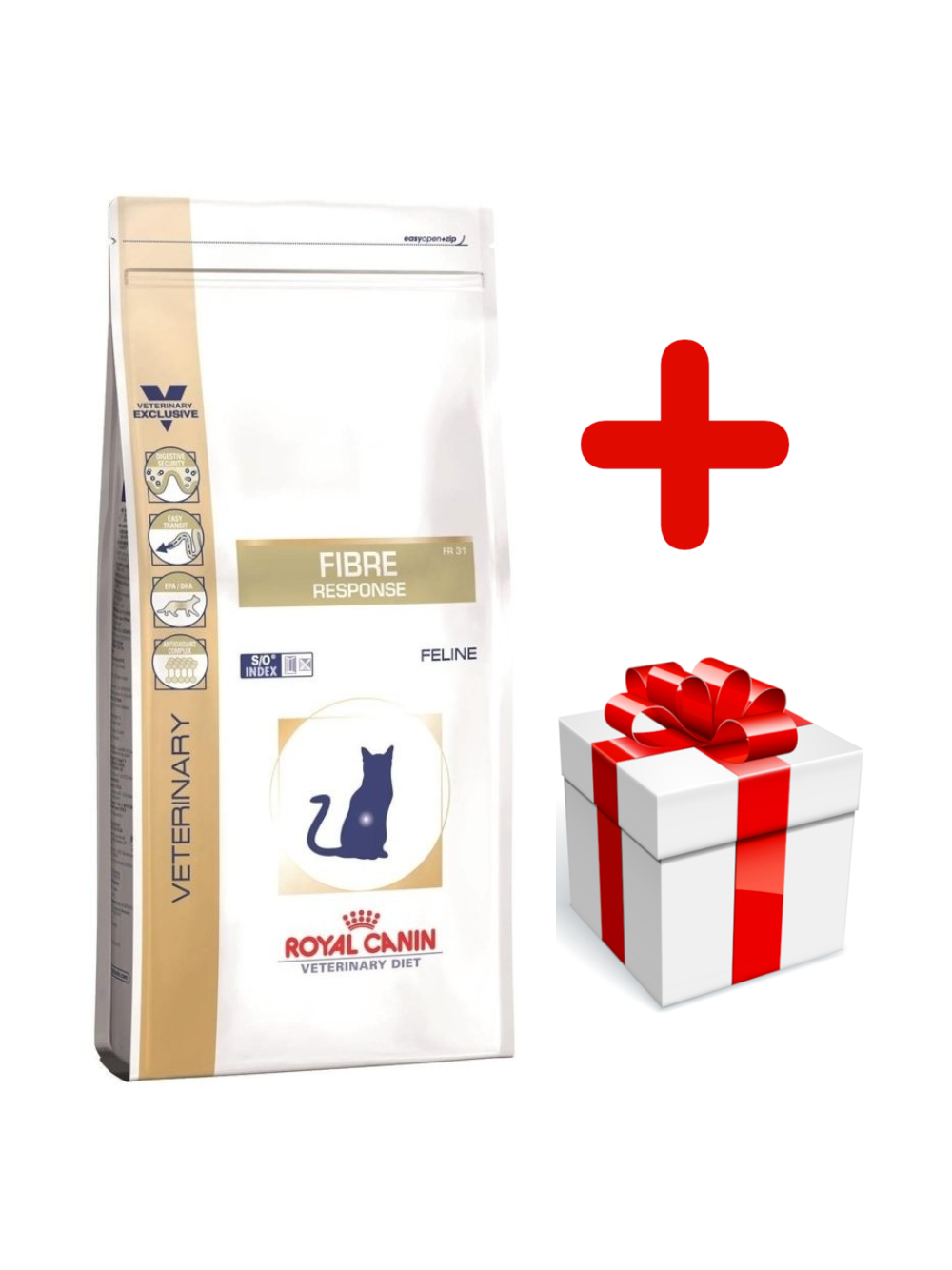 ROYAL CANIN Fibre Response FR 31 4kg + niespodzianka dla kota GRATIS!