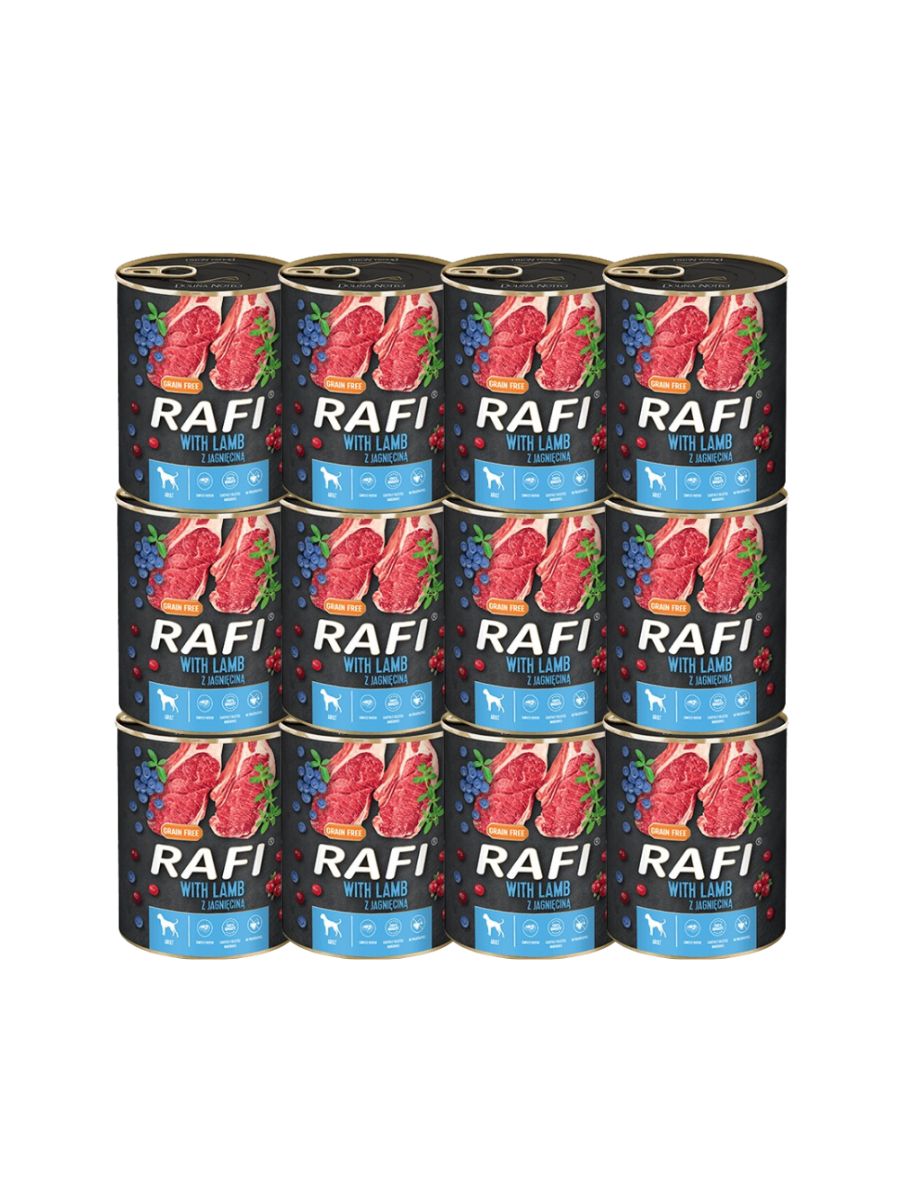 DOLINA NOTECI Rafi z jagnięciną 12x800g