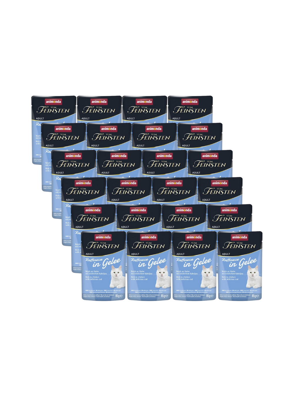 ANIMONDA Vom Feinsten Raffinesse kurczak z dorszem w galarecie 24x85g