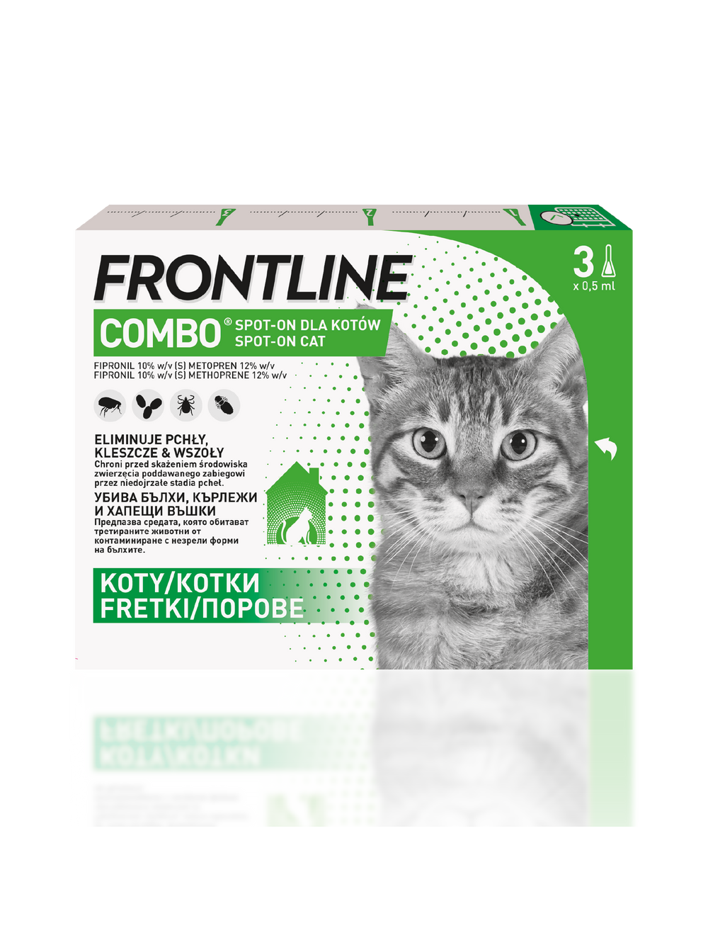 FRONTLINE Combo Spot-On koty pipeta (3x0,5ml)