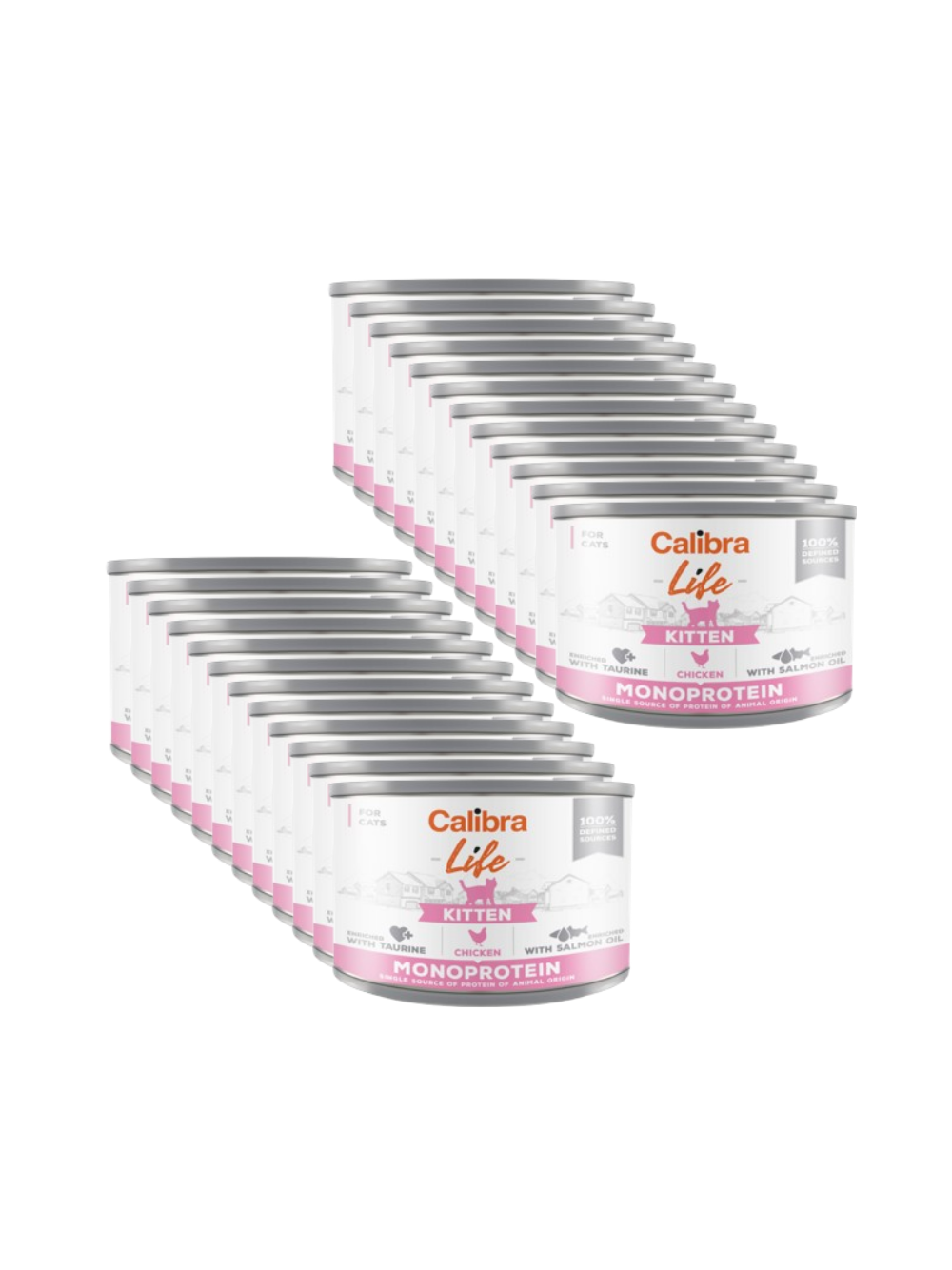 CALIBRA Cat Life Kitten Chicken 24x200g