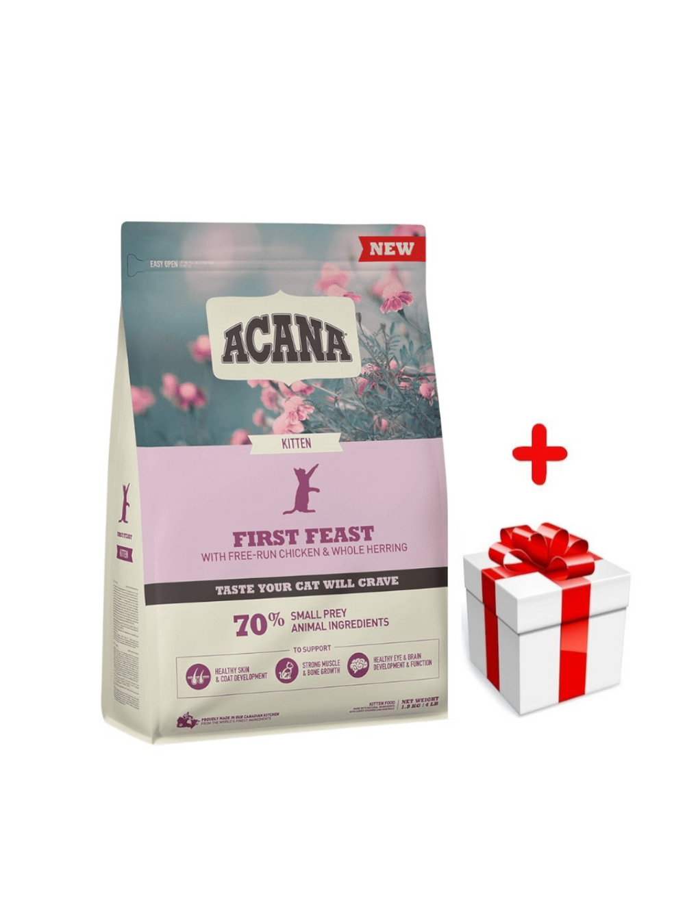 ACANA First Feast Cat 1,8kg + niespodzianka dla kota GRATIS!