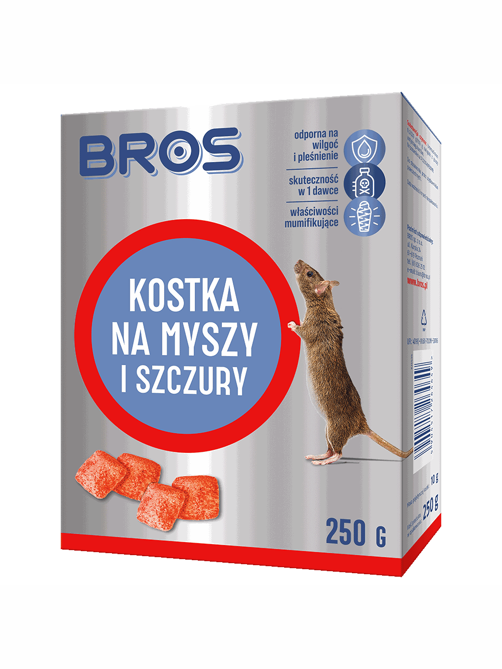 BROS - kostka na myszy i szczury 250g
