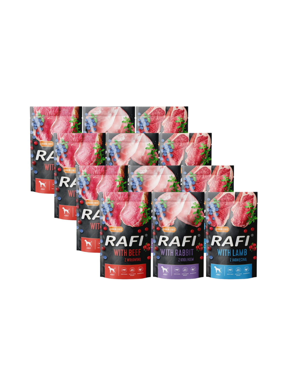 DOLINA NOTECI Rafi MIX SMAKÓW 12x500g