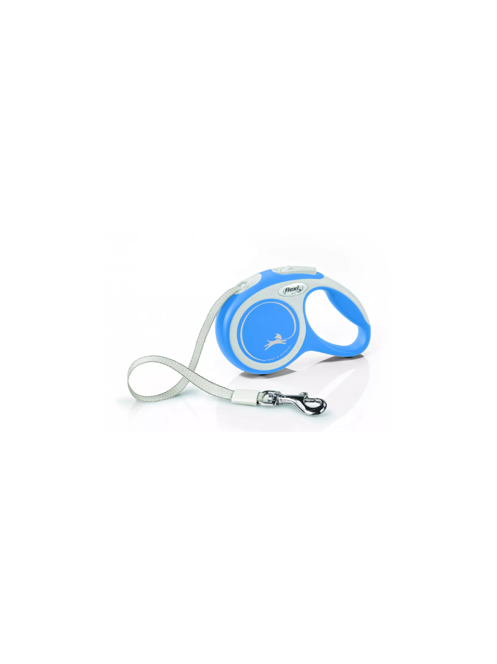 FLEXI Smycz oryginalna New Comfort niebieska L 8m do 50kg- taśma