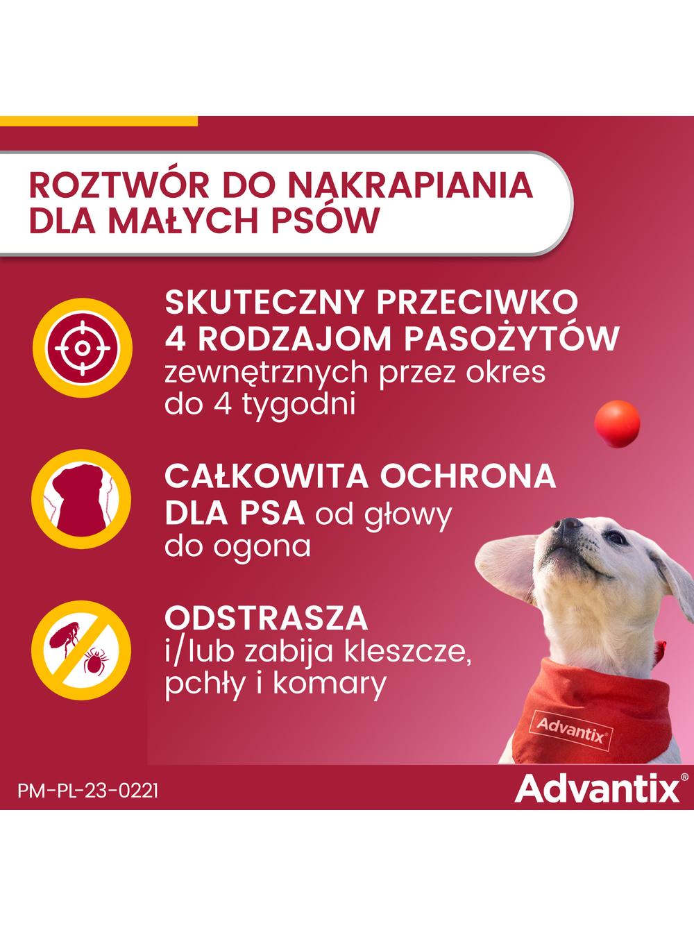 Advantix dla psów 4-10kg (pipeta 1ml)