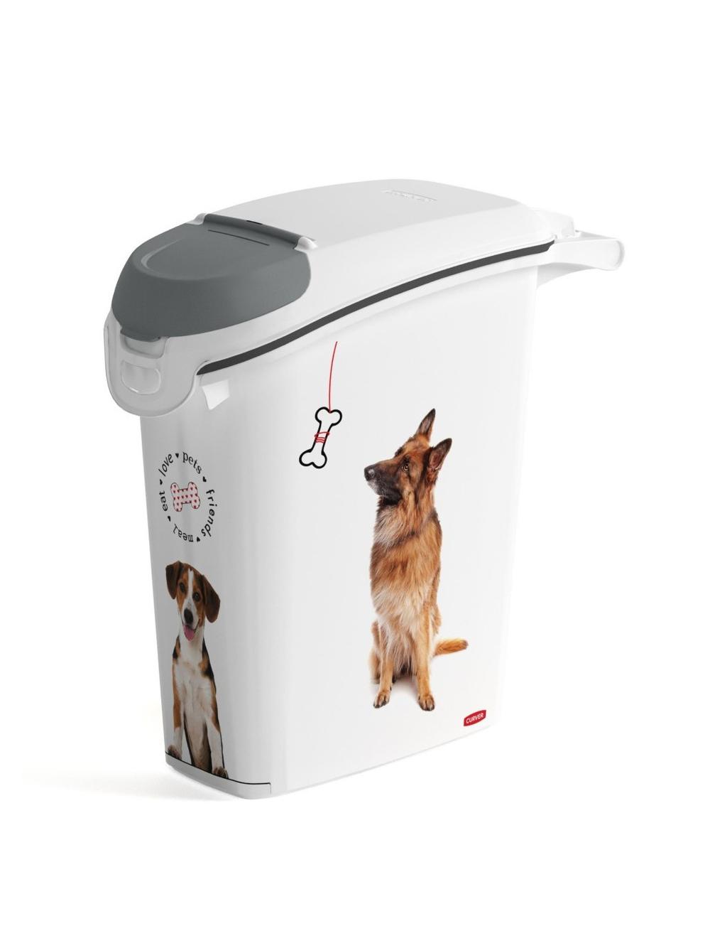 CURVER PetLife  pojemnik do przechowywania żwirku lub karmy 10kg/23l 23,2x49,7x50,3