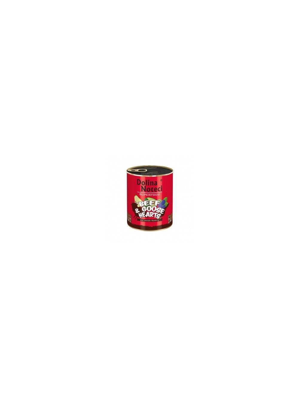 DOLINA NOTECI PREMIUM SUPERFOOD wołowina z sercami z gęsi 6x400g