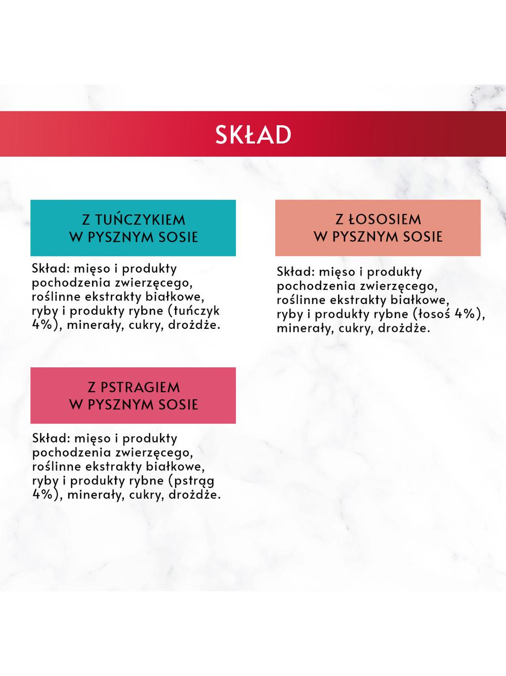 GOURMET mon Petit Pokarm dla kotów - MIX Rybny 48x50g