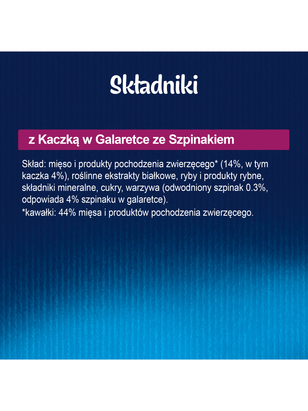 Felix Kaczka w galaretce ze Szpinakiem saszetka 85g