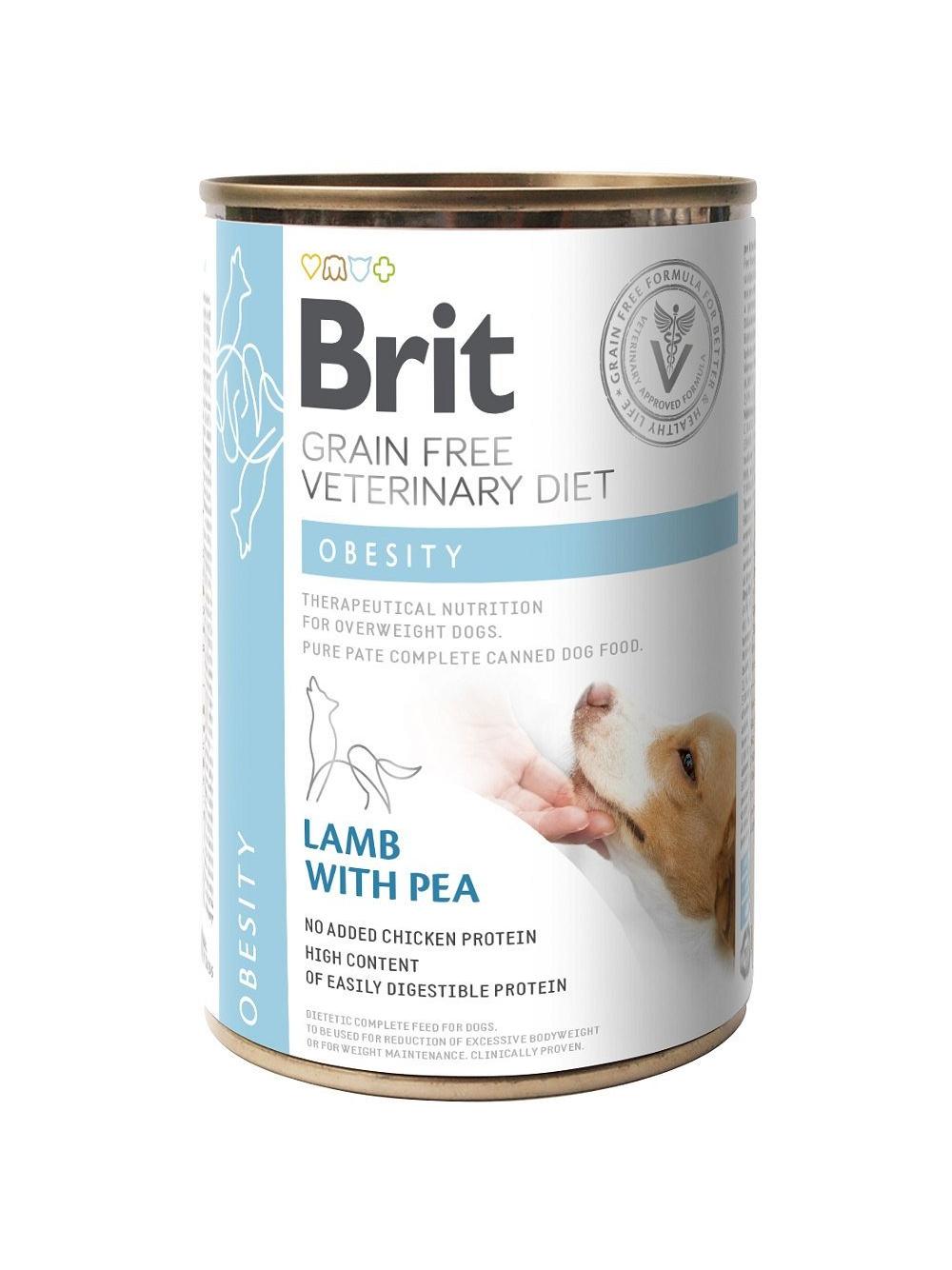 BRIT GF Veterinary Diets Dog Obesity 6x400g - karma mokra dla psa